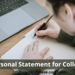 personal statement for college admission