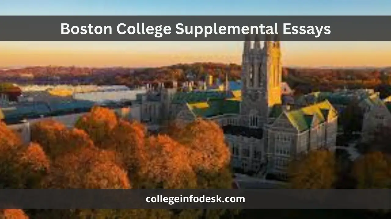 Boston College Supplemental Essays