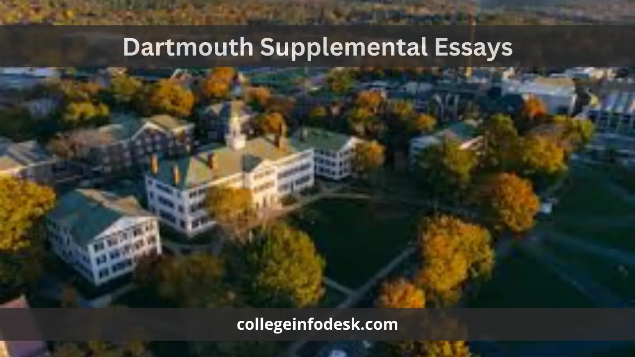Dartmouth Supplemental Essays