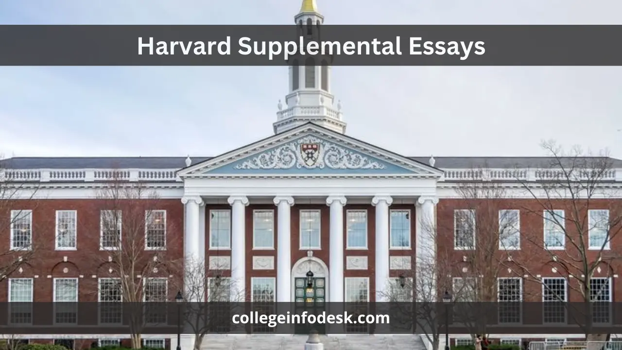 Harvard Supplemental Essays