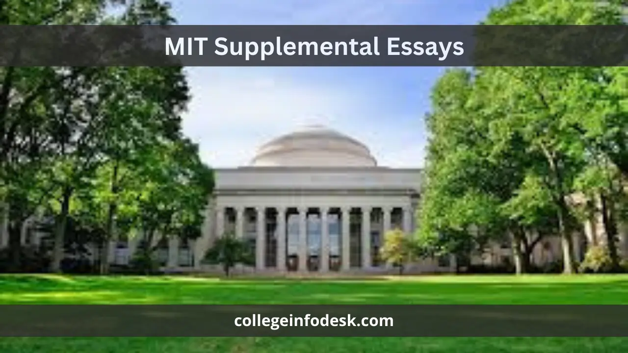 MIT Supplemental Essays
