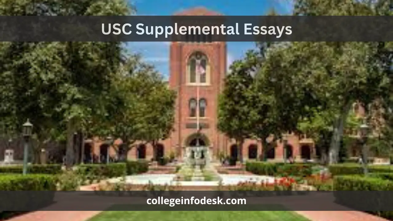 USC Supplemental Essays