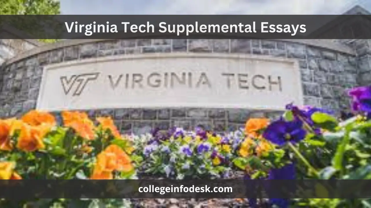 Virginia Tech Supplemental Essays
